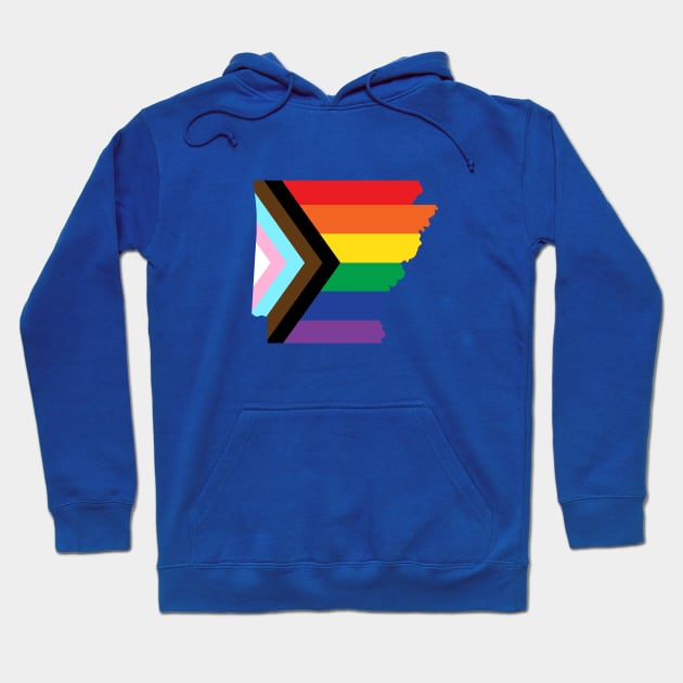 Arkansas Progress Pride Hoodie by littleSamantics